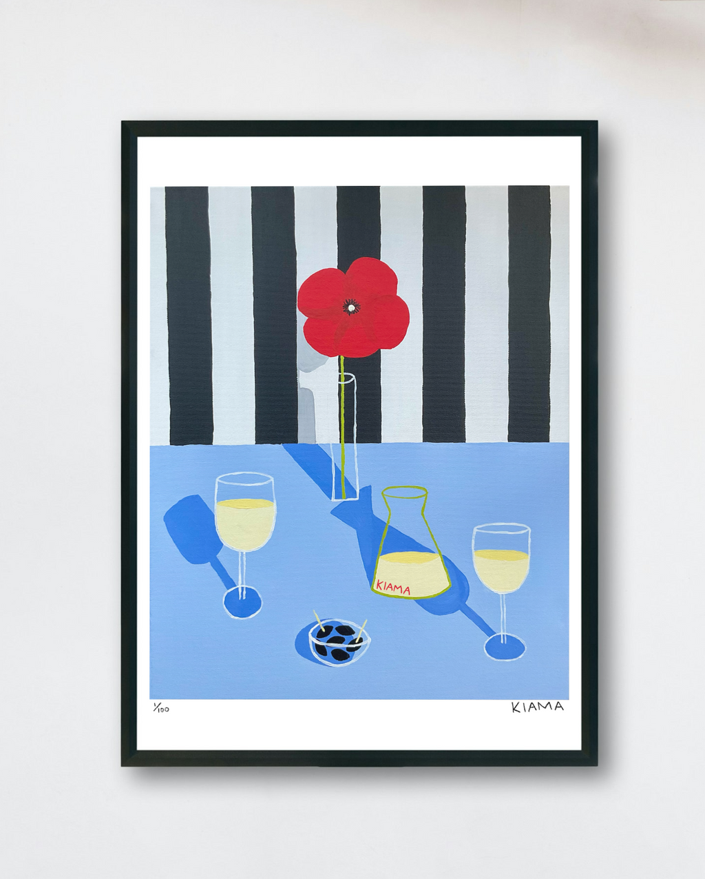 Olives & Wine Limited Edition Print