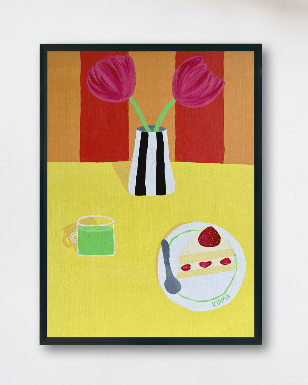 Matcha & Cake Fine Art Print