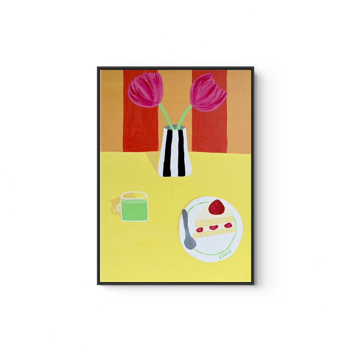 Matcha & Cake Fine Art Print